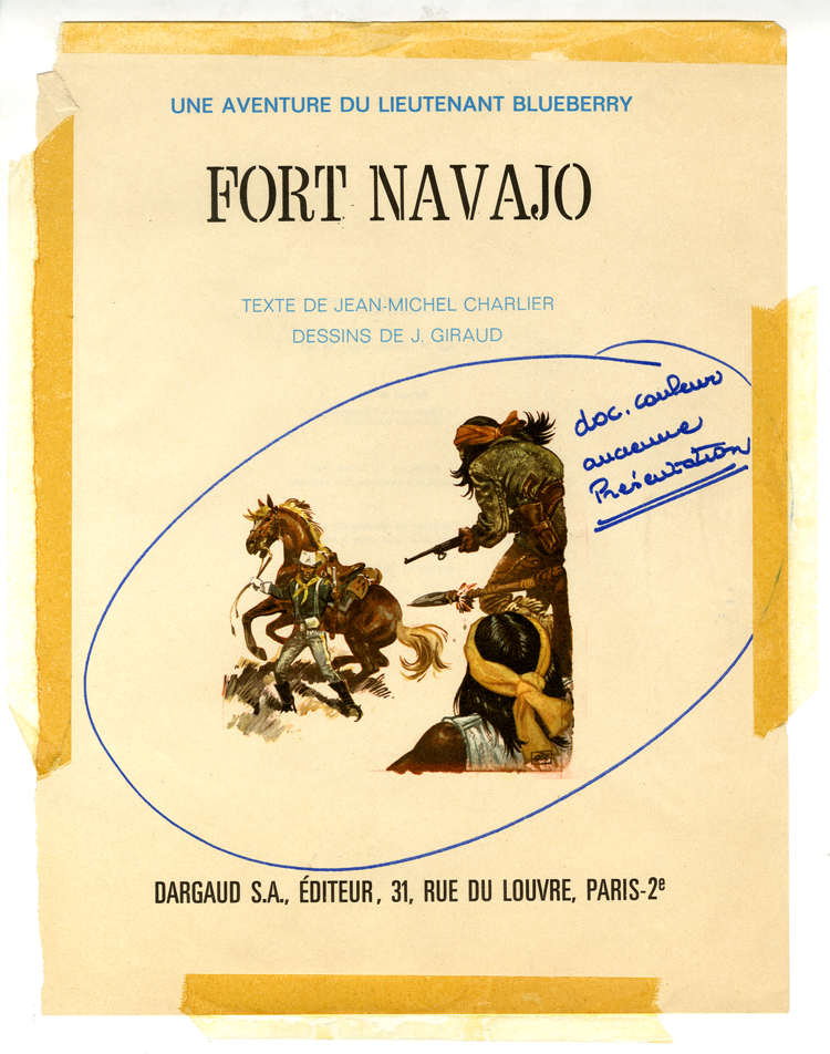 Page de titre originale de Fort Navajo
